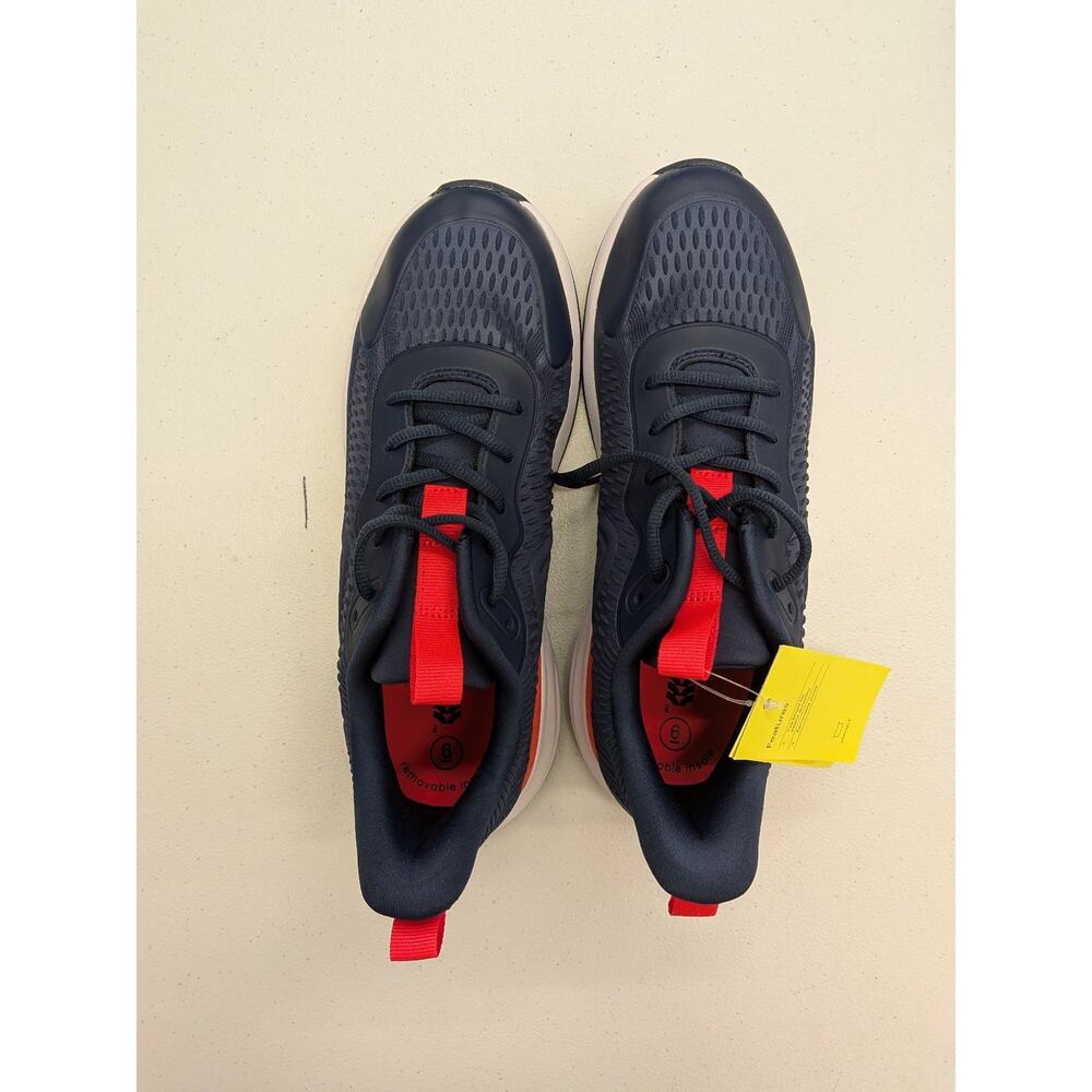 All In Motion Athletic Sneakers Navy Red Lightweight Training Shoes Size 6